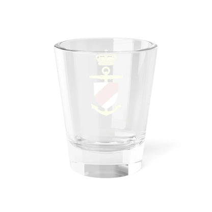Ships badge for Iver Huitfeldt F361 (Denmark) (Coat of Arms) Shot Glass 1.5oz - Go Mug Yourself