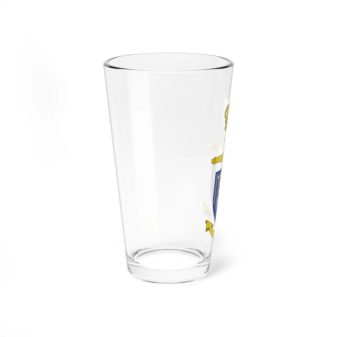 Ships badge for Laaland N40 (Denmark) (Coat of Arms) Pint Glass 16oz - Go Mug Yourself