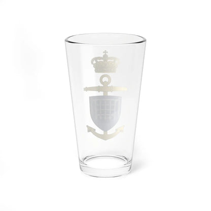 Ships badge for Laaland N40 (Denmark) (Coat of Arms) Pint Glass 16oz - Go Mug Yourself