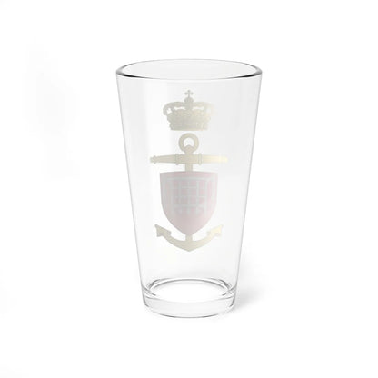 Ships badge for Langeland N42 (Denmark) (Coat of Arms) Pint Glass 16oz - Go Mug Yourself