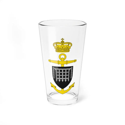 Ships badge for Lougen N41 (Denmark) (Coat of Arms) Pint Glass 16oz 16oz - Go Mug Yourself