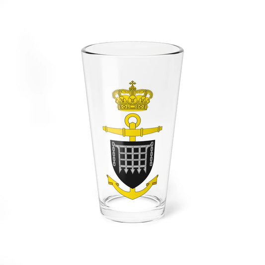 Ships badge for Lougen N41 (Denmark) (Coat of Arms) Pint Glass 16oz 16oz - Go Mug Yourself