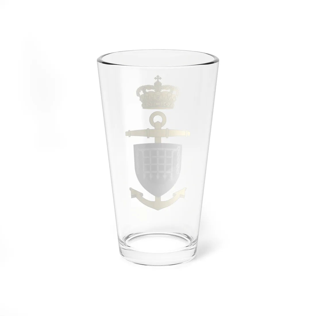 Ships badge for Lougen N41 (Denmark) (Coat of Arms) Pint Glass 16oz - Go Mug Yourself