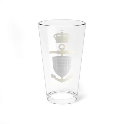 Ships badge for Lougen N41 (Denmark) (Coat of Arms) Pint Glass 16oz - Go Mug Yourself