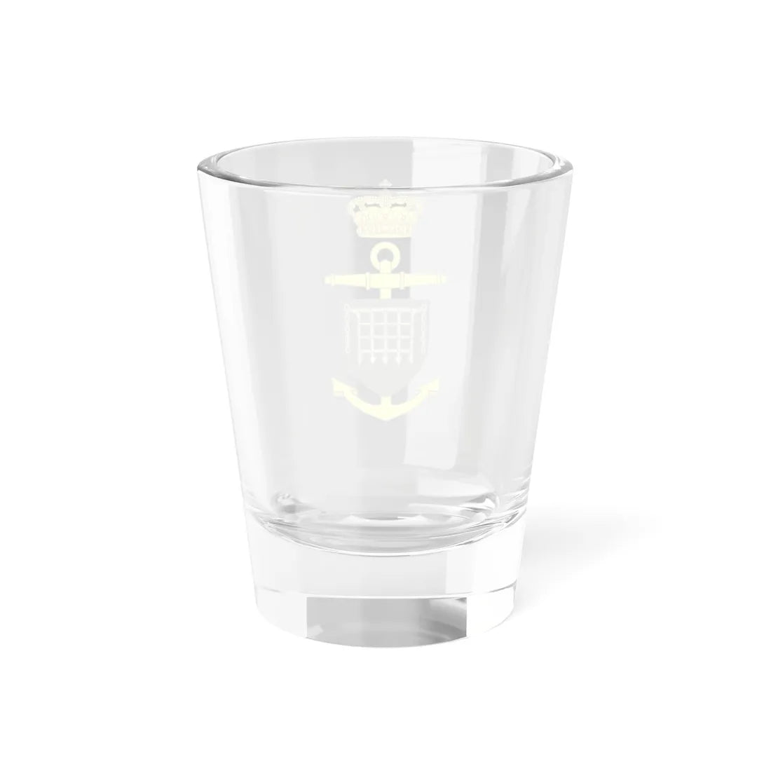 Ships badge for Lougen N41 (Denmark) (Coat of Arms) Shot Glass 1.5oz - Go Mug Yourself