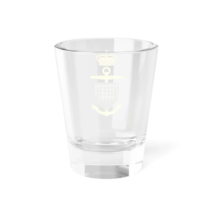 Ships badge for Lougen N41 (Denmark) (Coat of Arms) Shot Glass 1.5oz - Go Mug Yourself