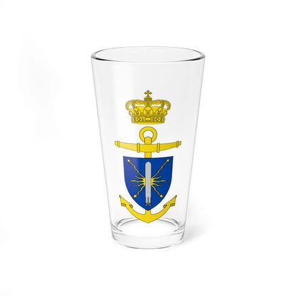 Ships badge for motor torpedo boats (Denmark) (Coat of Arms) Pint Glass 16oz 16oz - Go Mug Yourself