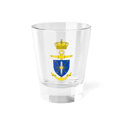 Ships badge for motor torpedo boats (Denmark) (Coat of Arms) Shot Glass 1.5oz 1.5oz - Go Mug Yourself