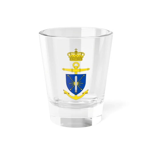 Ships badge for motor torpedo boats (Denmark) (Coat of Arms) Shot Glass 1.5oz 1.5oz - Go Mug Yourself