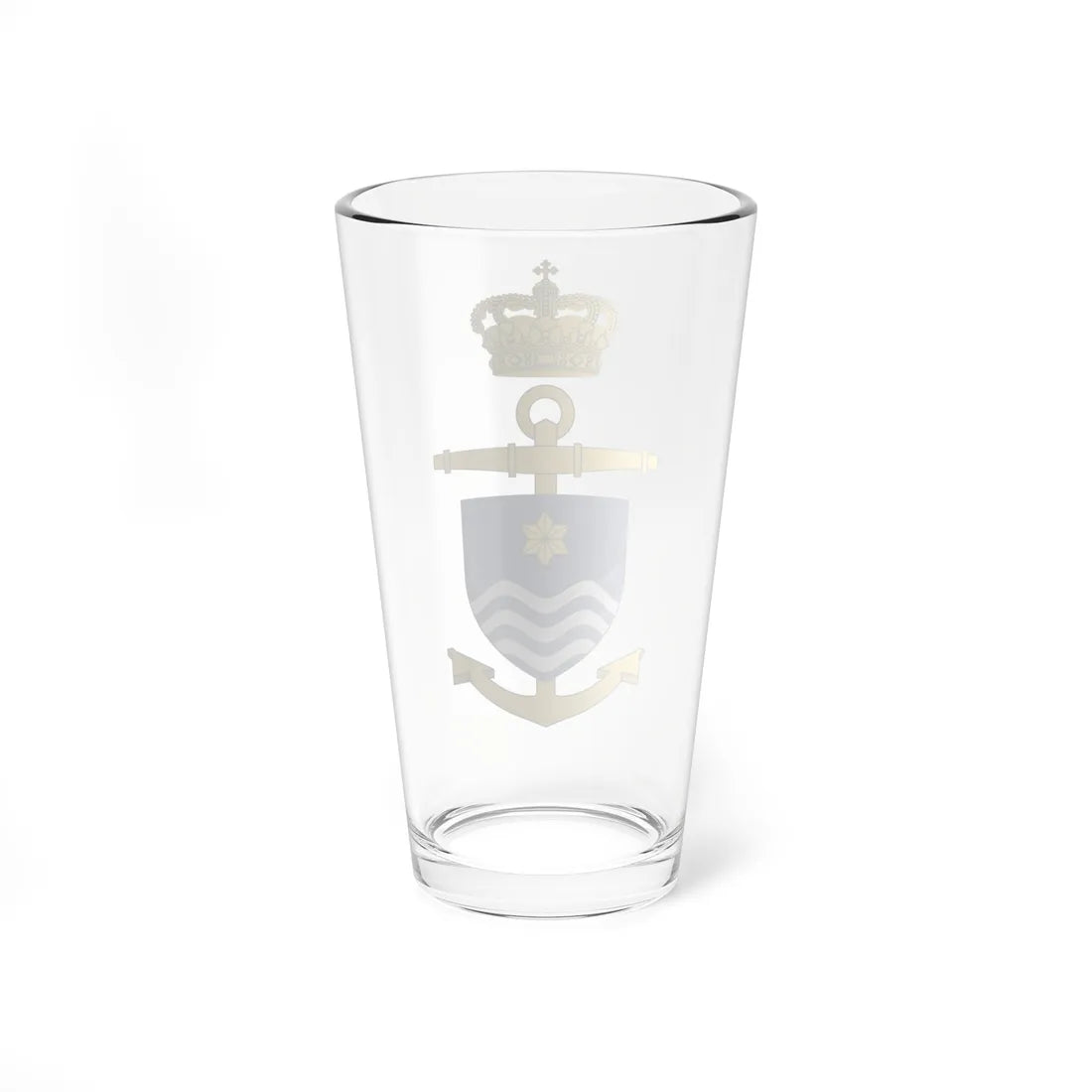 Ships badge for Niels Juel F354 (Denmark) (Coat of Arms) Pint Glass 16oz - Go Mug Yourself