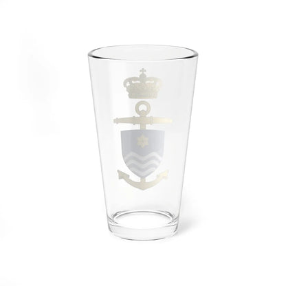 Ships badge for Niels Juel F354 (Denmark) (Coat of Arms) Pint Glass 16oz - Go Mug Yourself
