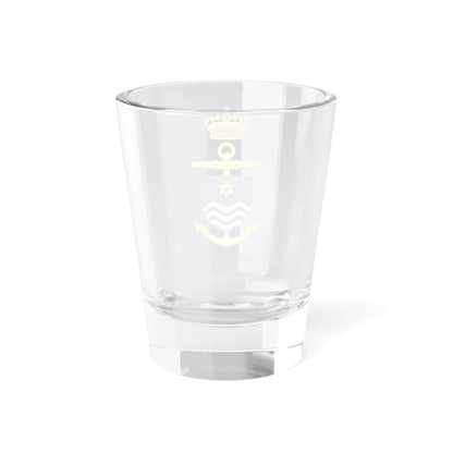 Ships badge for Niels Juel F354 (Denmark) (Coat of Arms) Shot Glass 1.5oz - Go Mug Yourself
