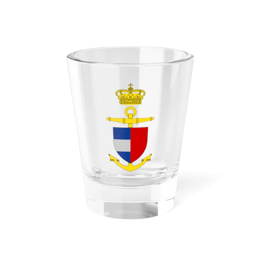 Ships badge for Norby P545 (Denmark) (Coat of Arms) Shot Glass 1.5oz 1.5oz - Go Mug Yourself