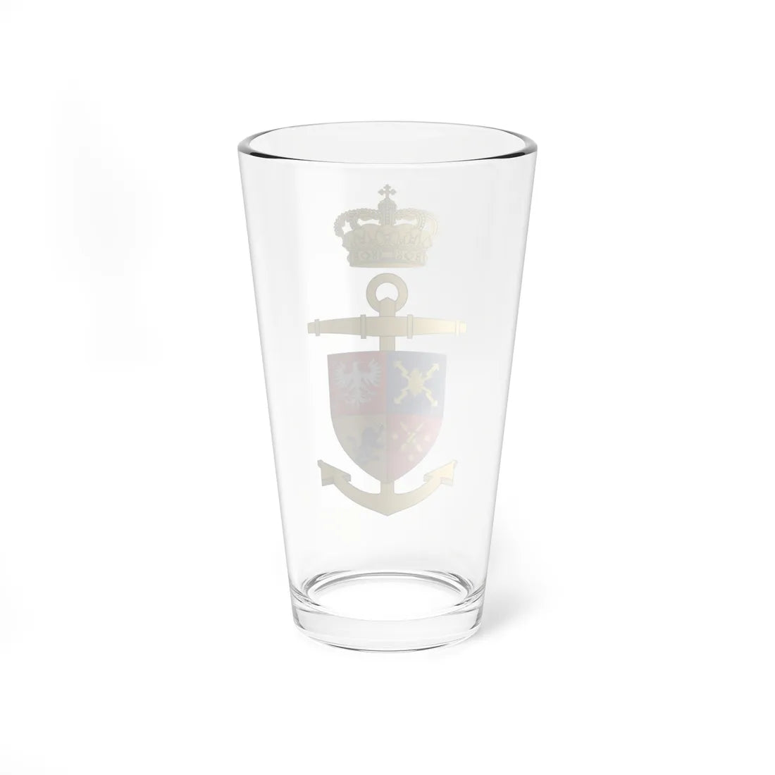Ships badge for Peter Tordenskiold F356 (Denmark) (Coat of Arms) Pint Glass 16oz - Go Mug Yourself