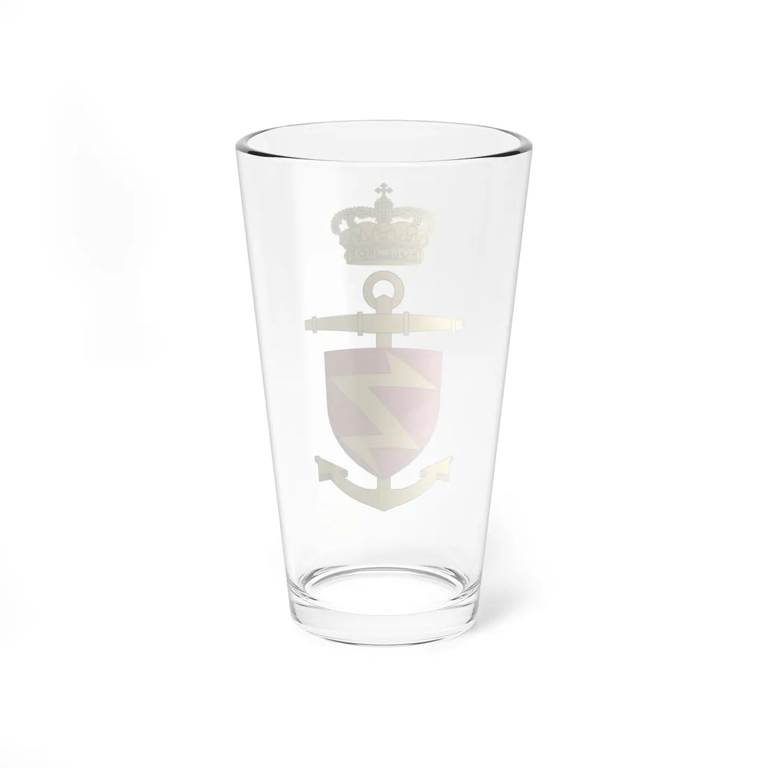 Ships badge for Peter Willemoes F362 (Denmark) (Coat of Arms) Pint Glass 16oz - Go Mug Yourself