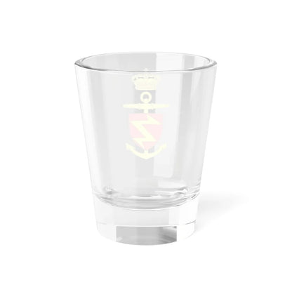 Ships badge for Peter Willemoes F362 (Denmark) (Coat of Arms) Shot Glass 1.5oz - Go Mug Yourself