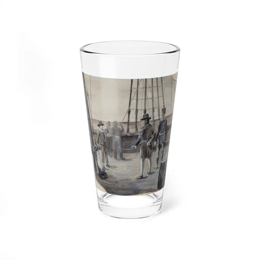 Ships Boy, probable interior illustration, 1897 (Magazine Illustration) Pint Glass 16oz 16oz - Go Mug Yourself