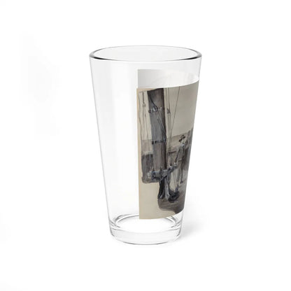 Ships Boy, probable interior illustration, 1897 (Magazine Illustration) Pint Glass 16oz - Go Mug Yourself