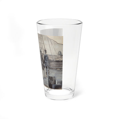 Ships Boy, probable interior illustration, 1897 (Magazine Illustration) Pint Glass 16oz-Go Mug Yourself