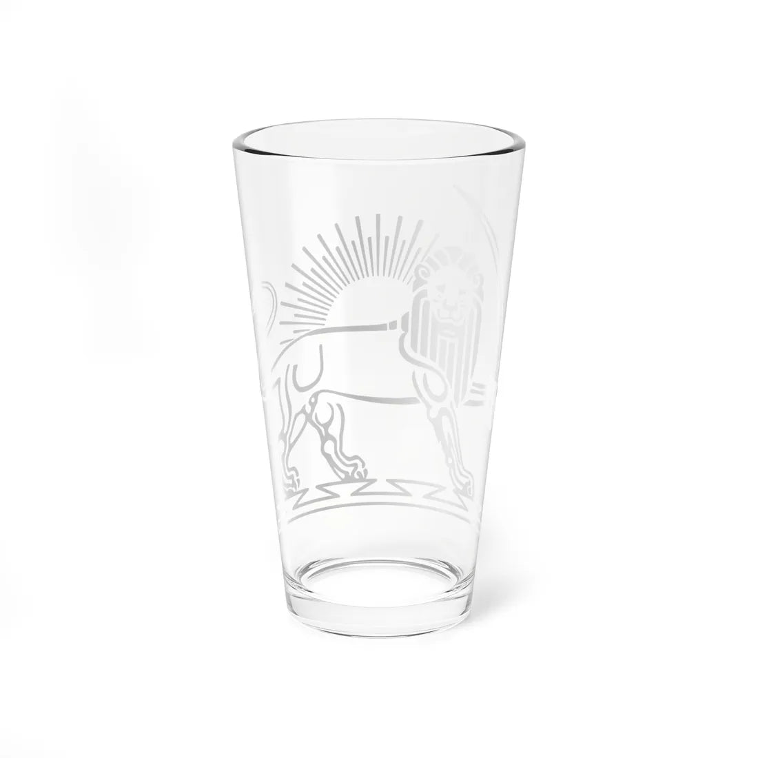 Shir  Khorshid1 (Iran) (Coat of Arms) Pint Glass 16oz - Go Mug Yourself