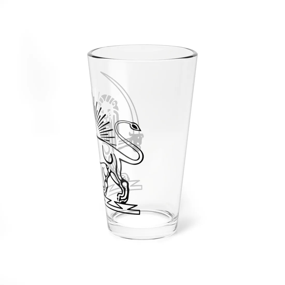 Shir  Khorshid1 (Iran) (Coat of Arms) Pint Glass 16oz - Go Mug Yourself