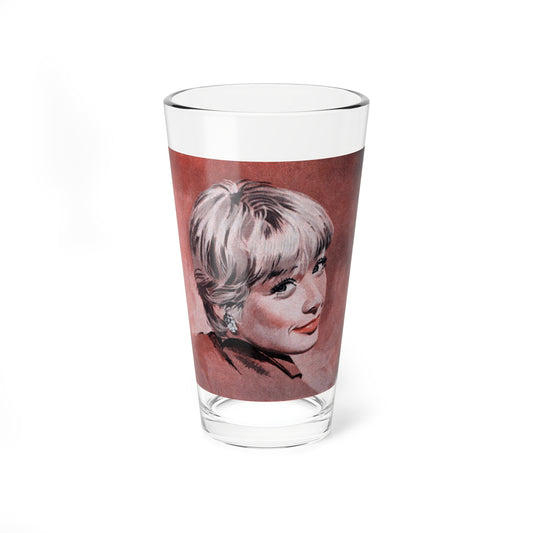 Shirley MacLaine - Sassy and Off-Beat, Cosmopolitan, September 1959 (Magazine Illustration) Pint Glass 16oz-16oz-Go Mug Yourself