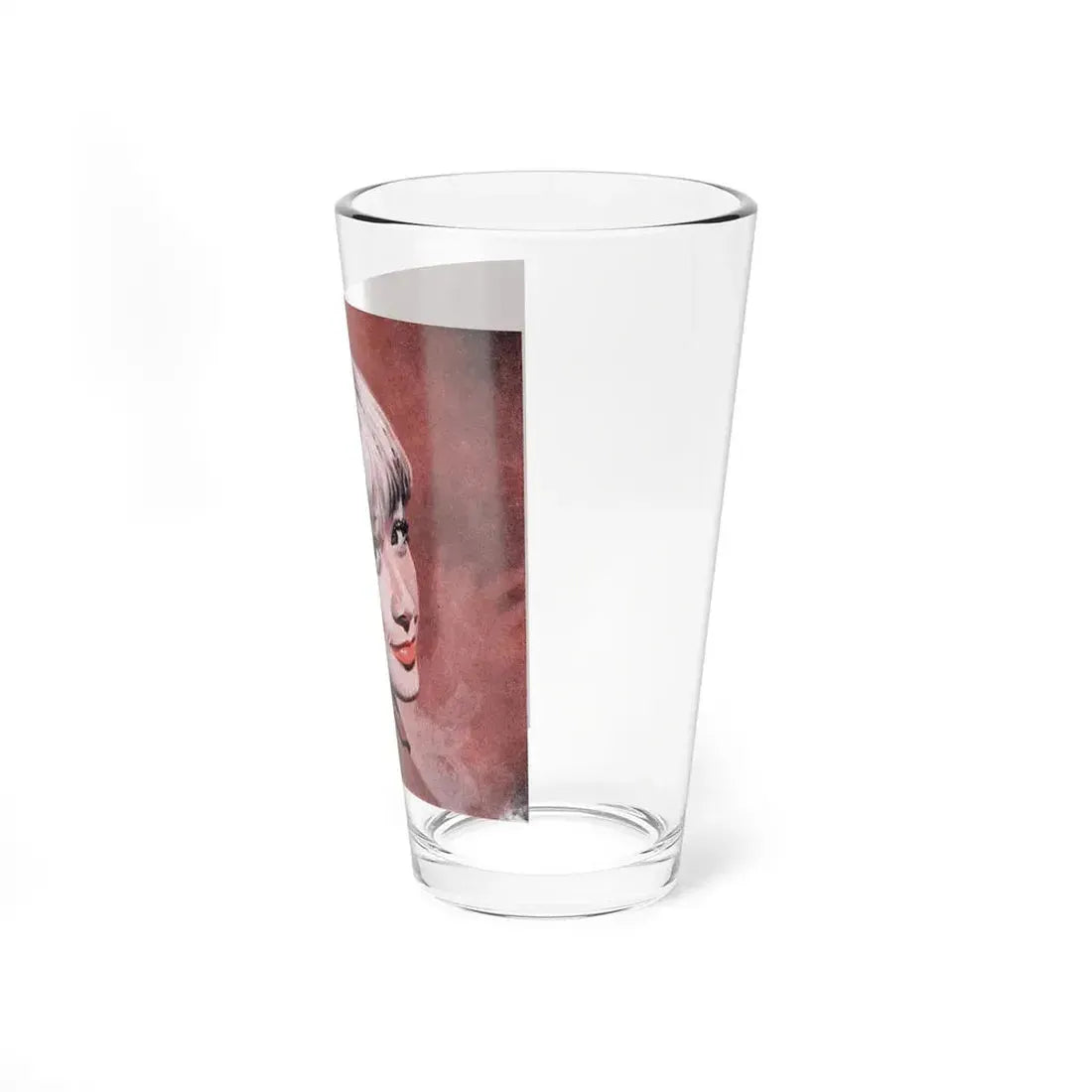 Shirley MacLaine - Sassy and Off-Beat, Cosmopolitan, September 1959 (Magazine Illustration) Pint Glass 16oz - Go Mug Yourself