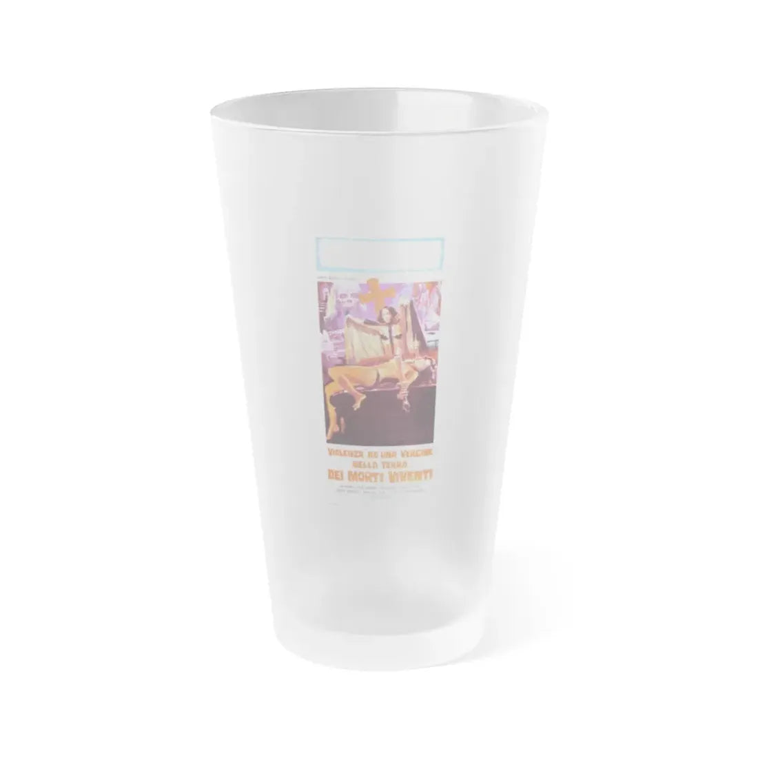 SHIVER OF THE VAMPIRE (ITALIAN) 1971 Movie Poster - Frosted Pint Glass 16oz Default Title - Go Mug Yourself