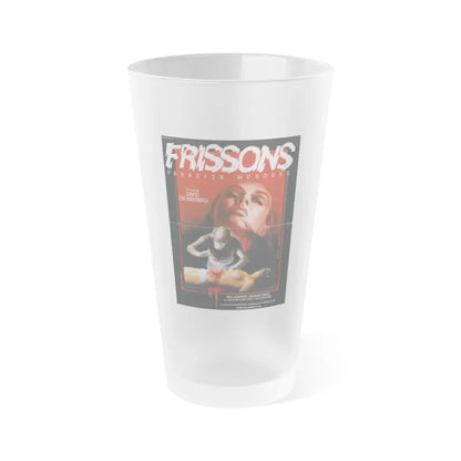 SHIVERS (FRENCH) 1975 Movie Poster - Frosted Pint Glass 16oz Default Title - Go Mug Yourself