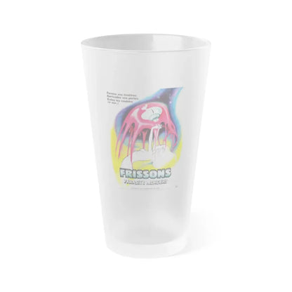 SHIVERS (FRENCH) 2 1975 Movie Poster - Frosted Pint Glass 16oz Default Title - Go Mug Yourself