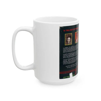 SHOCK CHAMBER (VHS COVER) - White Coffee Mug - Go Mug Yourself