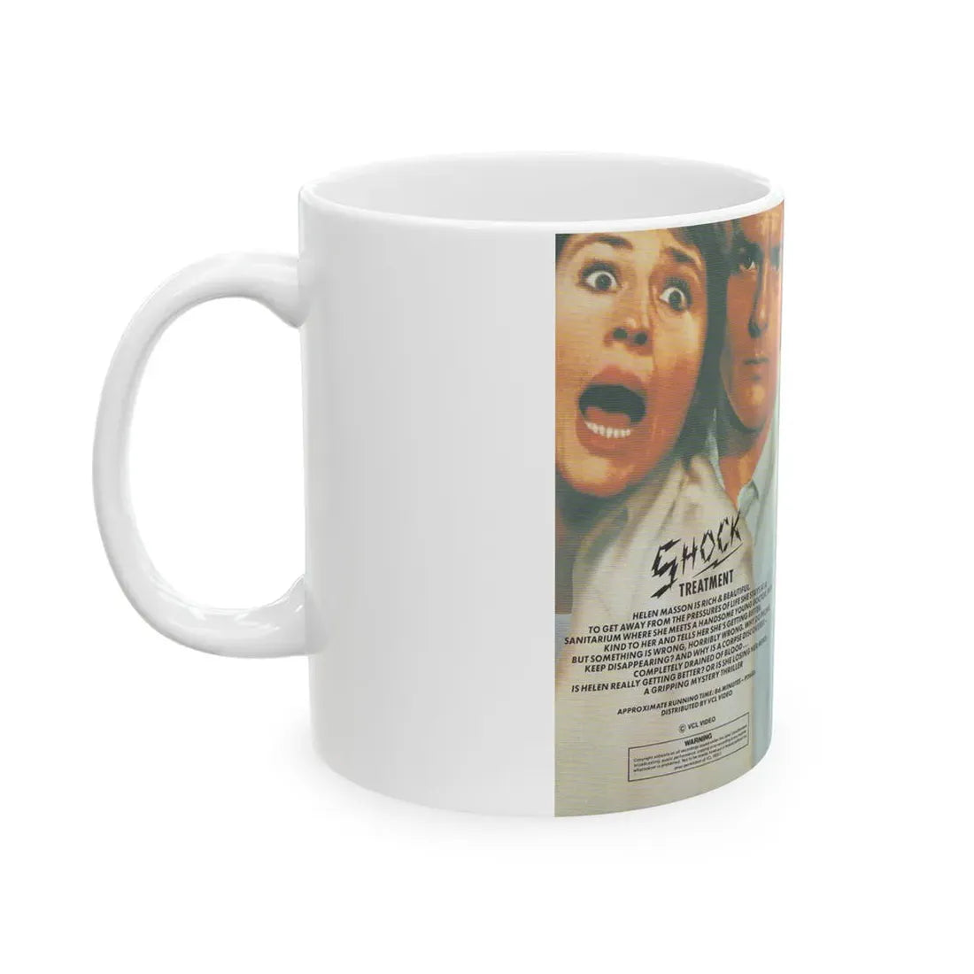 SHOCK TREATMENT (VHS COVER) - White Coffee Mug - Go Mug Yourself
