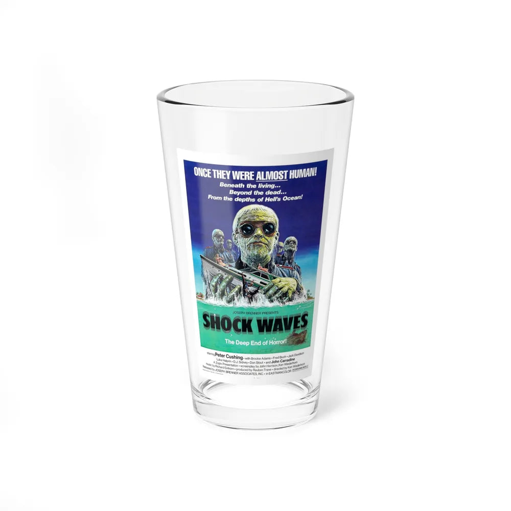 SHOCK WAVES (DEATH CORPS) 1977 Movie Poster - Pint Glass 16oz-16oz-Go Mug Yourself