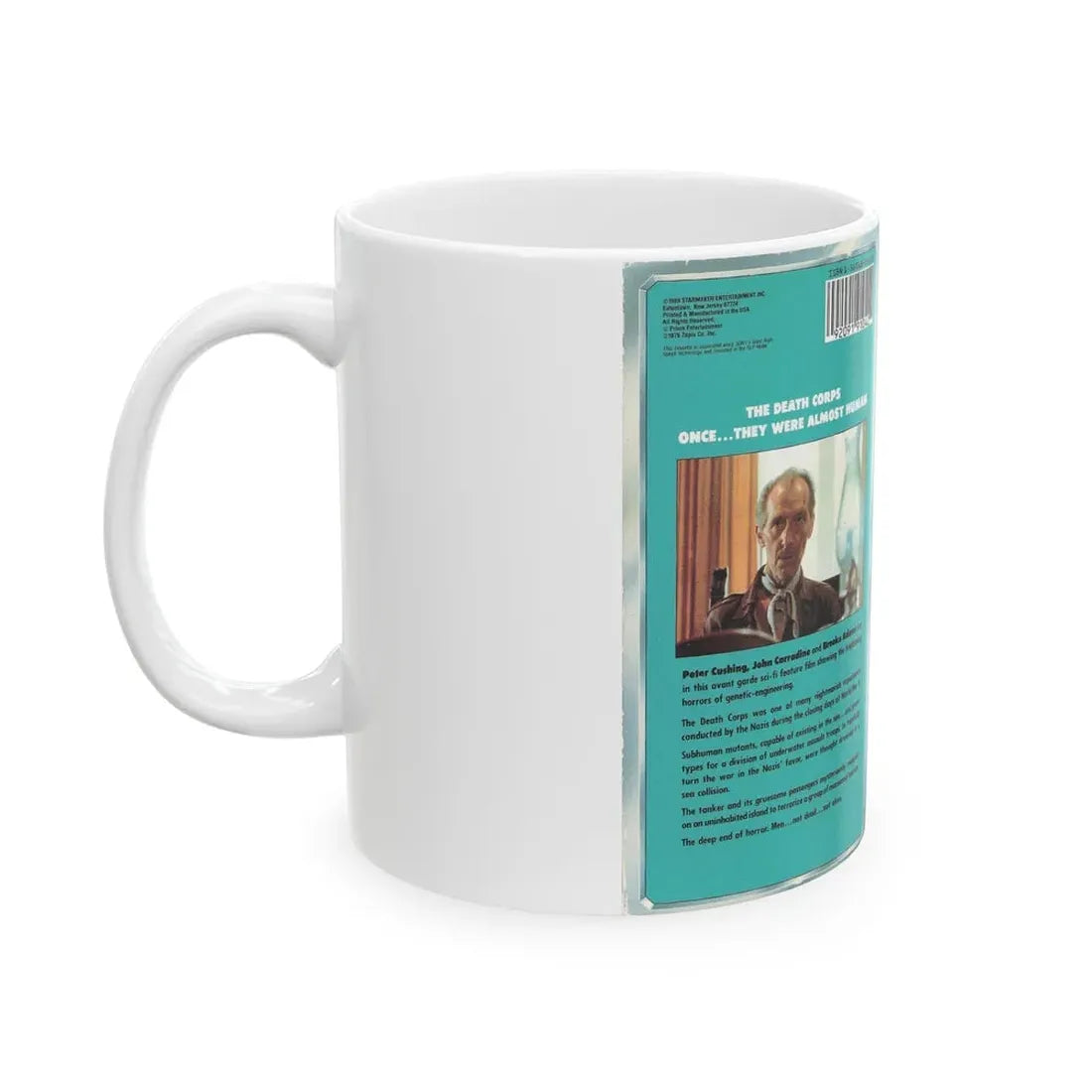 SHOCK WAVES (VHS COVER) - White Coffee Mug - Go Mug Yourself