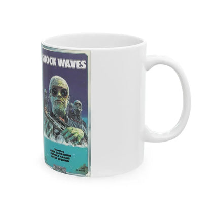 SHOCK WAVES (VHS COVER) - White Coffee Mug - Go Mug Yourself