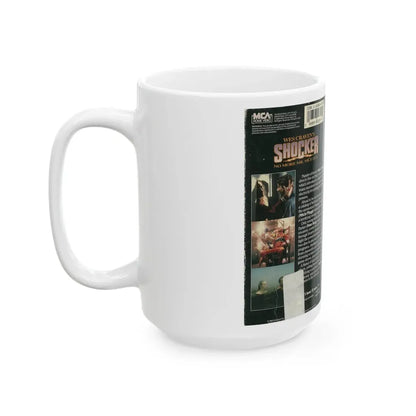 SHOCKER (VHS COVER) - White Coffee Mug - Go Mug Yourself