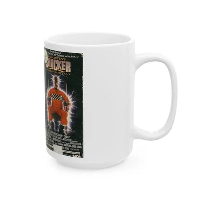 SHOCKER (VHS COVER) - White Coffee Mug - Go Mug Yourself