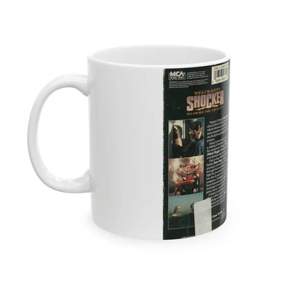 SHOCKER (VHS COVER) - White Coffee Mug - Go Mug Yourself