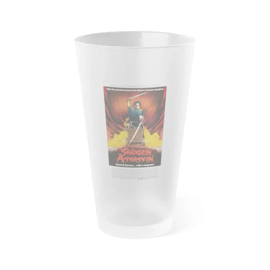 SHOGUN ASSASSIN 1980 Movie Poster - Frosted Pint Glass 16oz Default Title - Go Mug Yourself