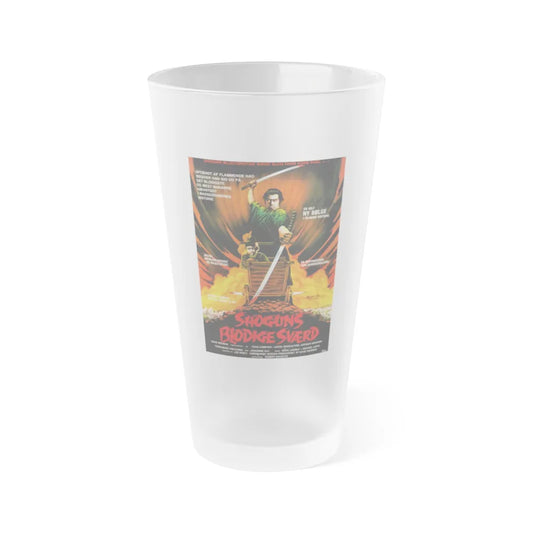 SHOGUN ASSASSIN (DANISH) 1980 Movie Poster - Frosted Pint Glass 16oz-16oz-Frosted-Go Mug Yourself