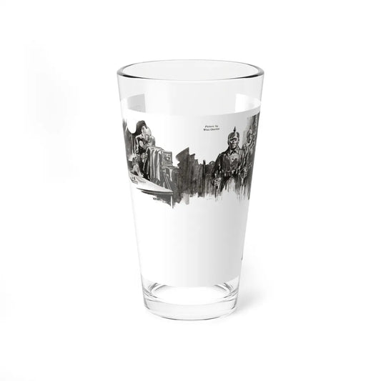 Shoot and Be Damned, part 2, Liberty, July 9, 1932 (Magazine Illustration) Pint Glass 16oz 16oz - Go Mug Yourself