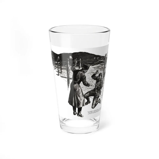 Shoot and Be Damned, part 6, Liberty, August 6, 1932 (Magazine Illustration) Pint Glass 16oz 16oz - Go Mug Yourself