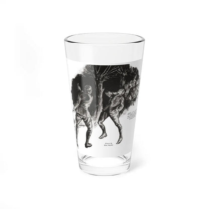 Shoot and Be Damned, part 7, Liberty, August 13, 1932 (Magazine Illustration) Pint Glass 16oz 16oz - Go Mug Yourself