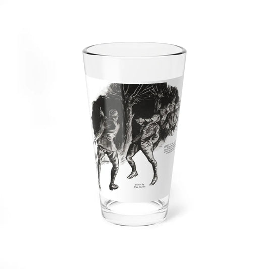 Shoot and Be Damned, part 7, Liberty, August 13, 1932 (Magazine Illustration) Pint Glass 16oz 16oz - Go Mug Yourself