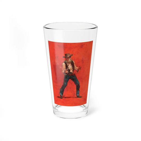 Shooter, paperback cover - Pint Glass 16oz 16oz - Go Mug Yourself
