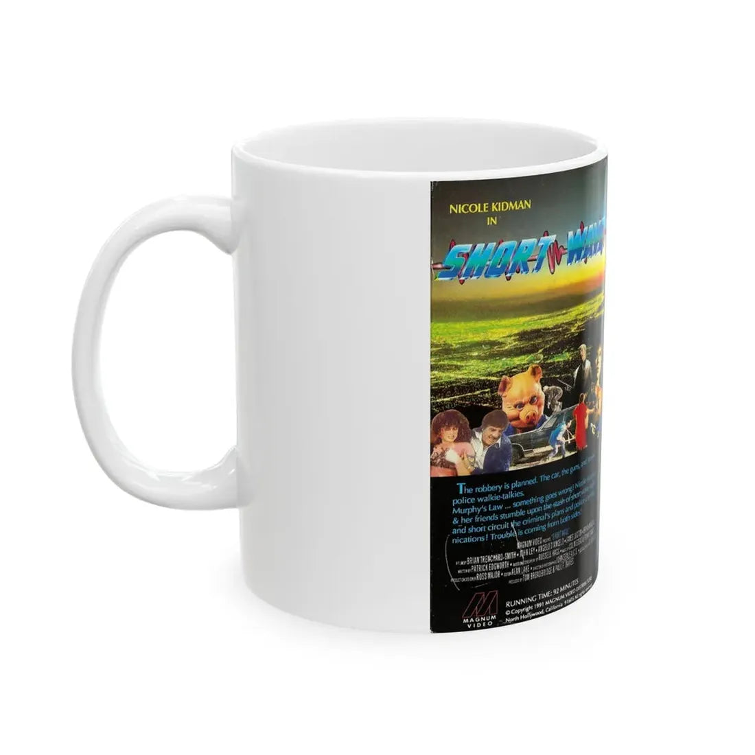 SHORT WAVE (VHS COVER) - White Coffee Mug - Go Mug Yourself