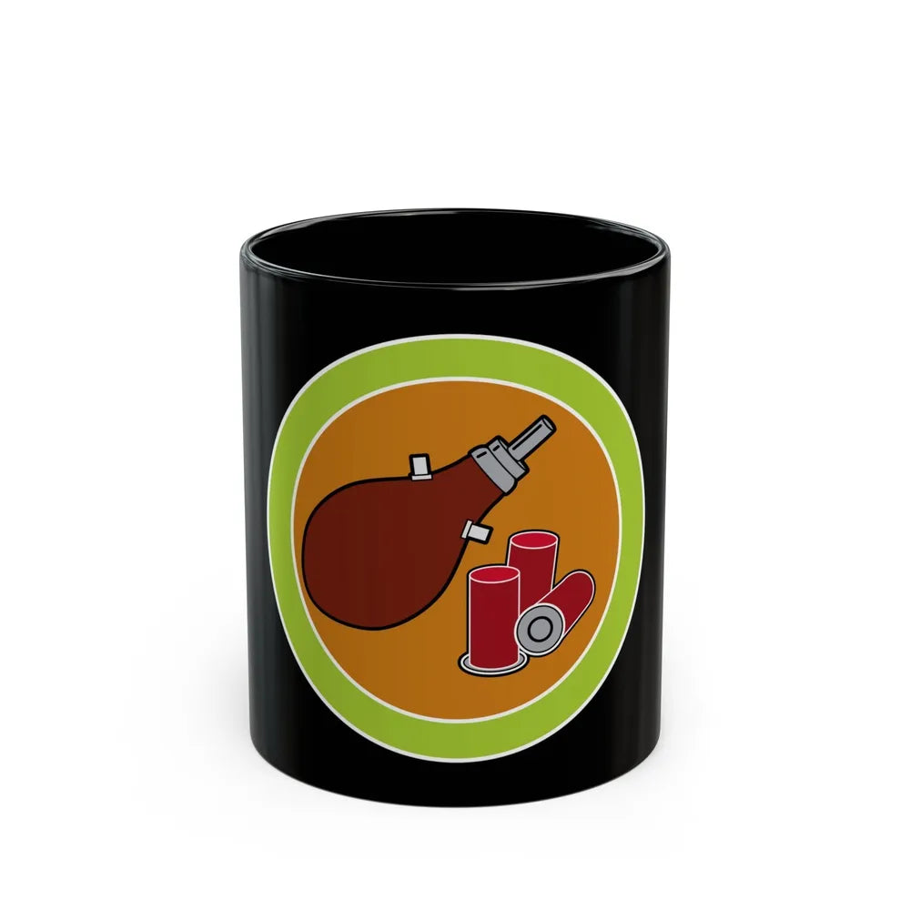 Shotgun Shooting (Boy Scout Merit Badge) Black Coffee Mug-11oz-Go Mug Yourself