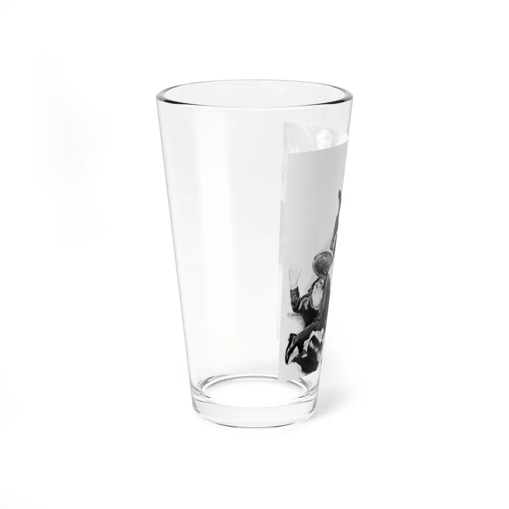 Shotguns For Two (1), The Passing Show, August 6, 1938 (Magazine Illustration) Pint Glass 16oz - Go Mug Yourself