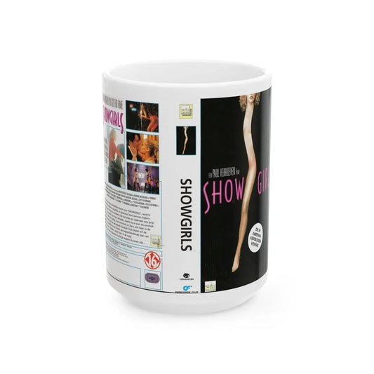 SHOW GIRLS (VHS COVER) - White Coffee Mug 15oz - Go Mug Yourself