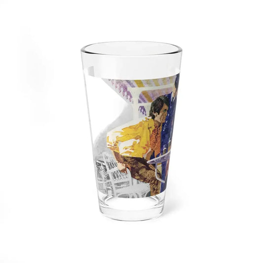 Showdown by Anne Rivers, Woman magazine, 1971 (Magazine Illustration) Pint Glass 16oz 16oz - Go Mug Yourself